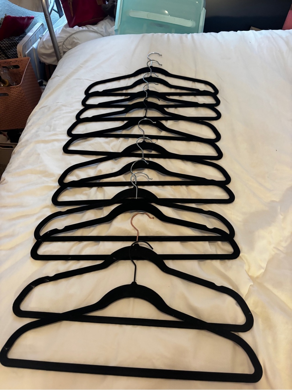 Velvet Non-Slip Slim Suit Hangers - Set of 11